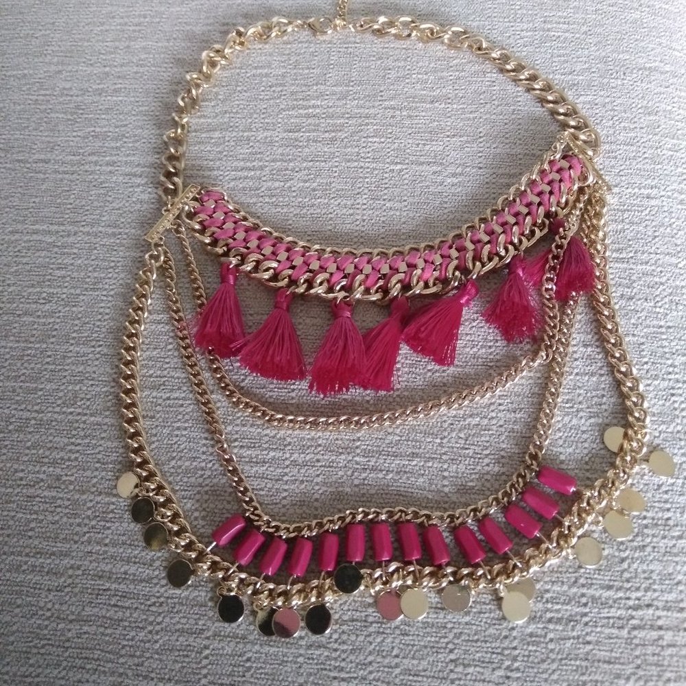 Costume Jewelry Pink and gold